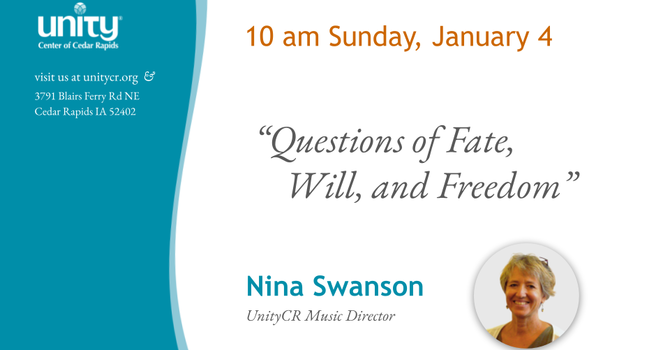 Questions of Fate, Will, and Freedom