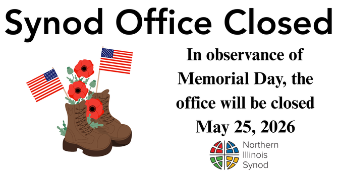 Synod Office Closed