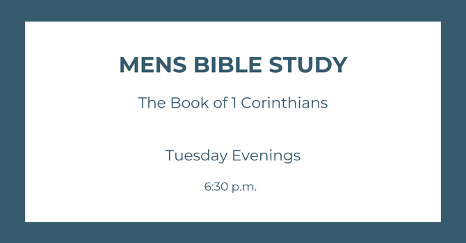 Men's Bible Study - 1 Corinthians 