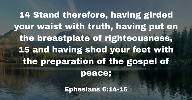 Ephesians 6:14-15 image