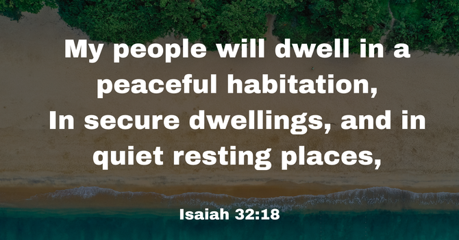 Isaiah 32:18 image