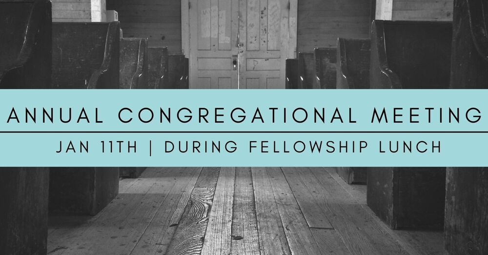 Annual Congregational Meeting