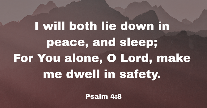 Psalm 4:8 image