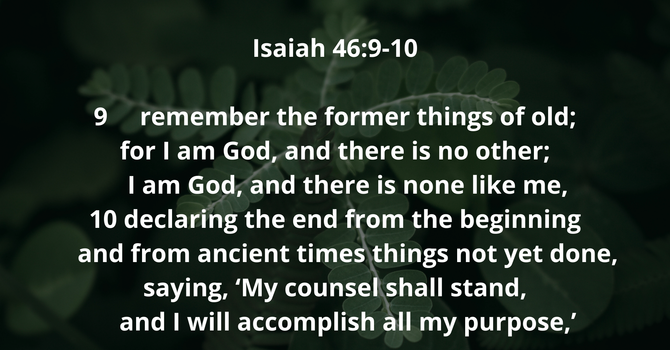 Isaiah 46:9-10 image
