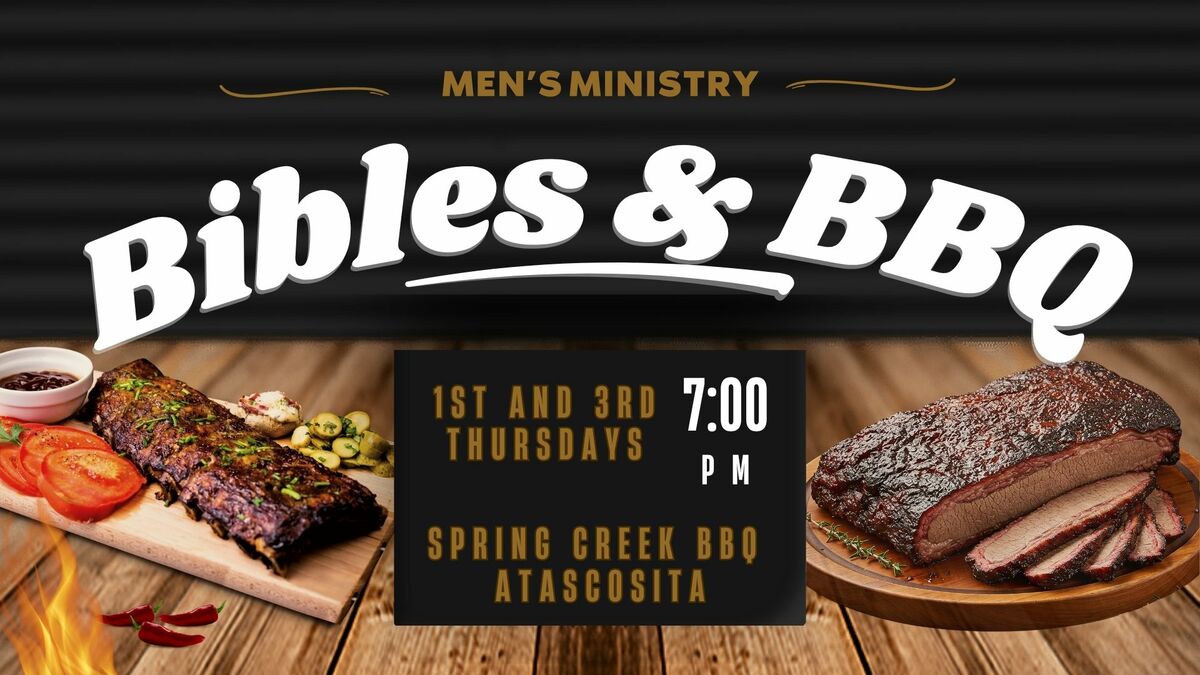 Bibles & BBQ flyer