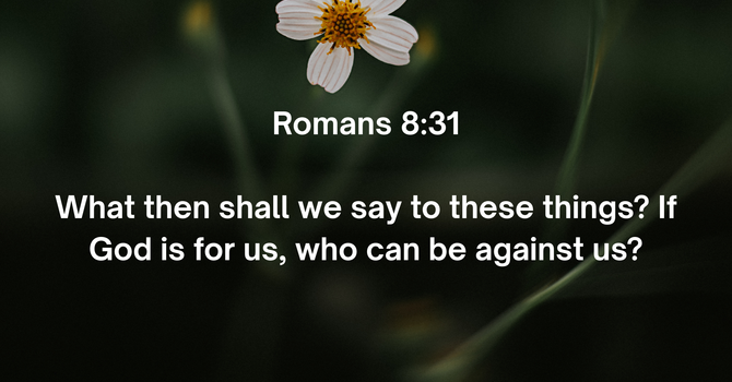 Romans 8:31 image