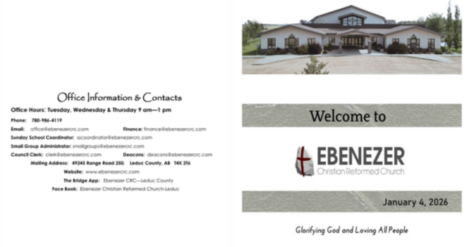 January 4, 2026 Bulletin