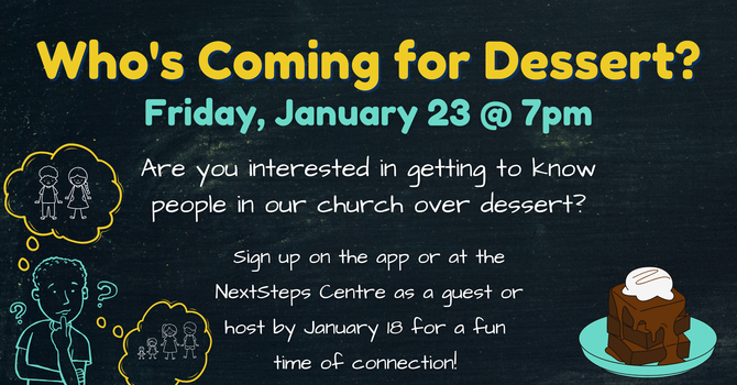 Who's Coming for Dessert