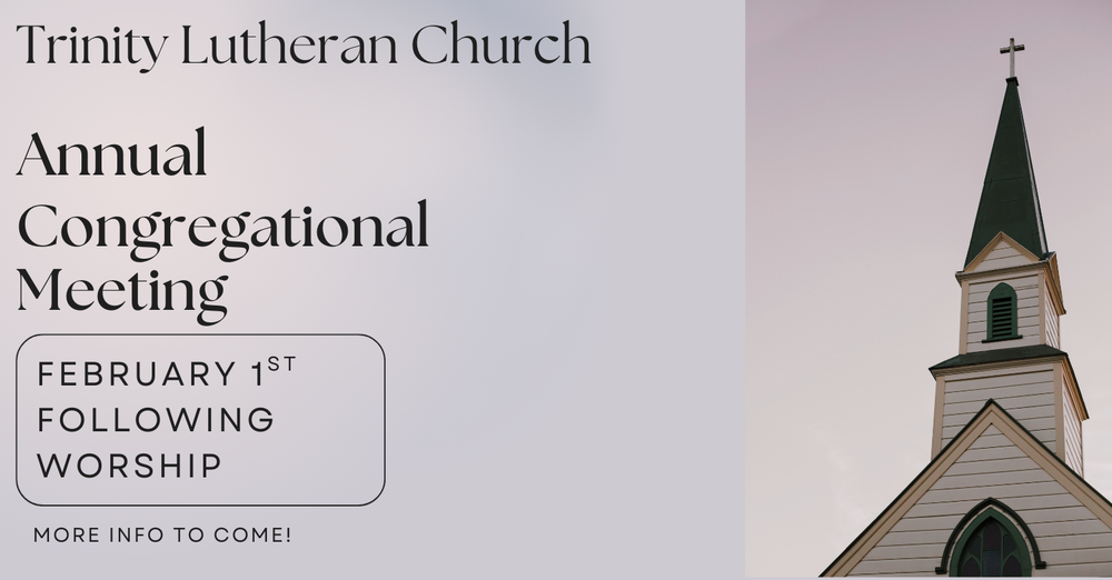 Annual Congregational Meeting