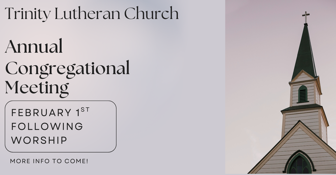 Annual Congregational Meeting