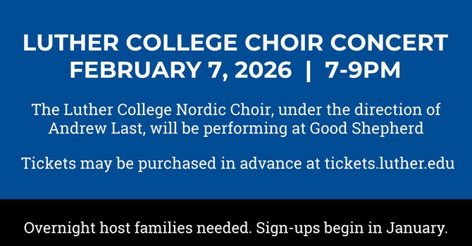 Luther College Choir Concert