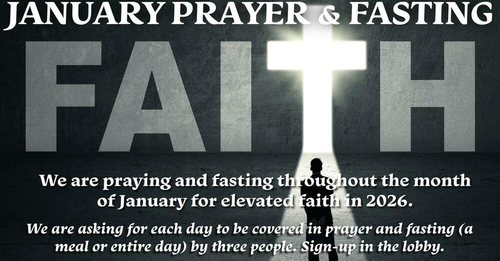January Prayer and Fasting