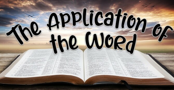  Beatitudes:Sermon On The Mount-The Application Of The Word