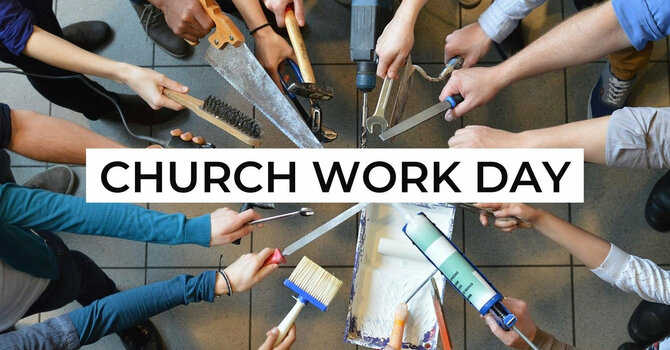 All church clean up day