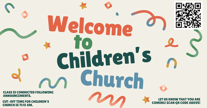 Children's Church Check-In
