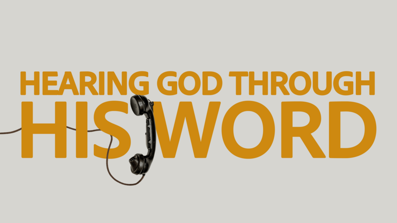 Hearing God Through His Voice