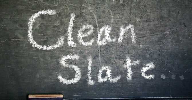 "A Clean Slate" New Years Service