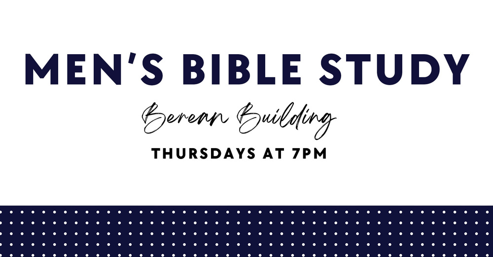 Men's Bible Study