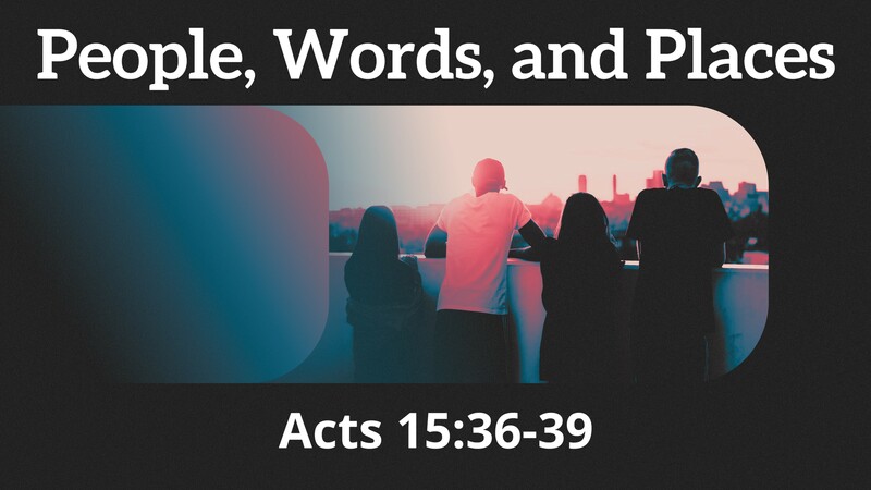 People, Words, and Places