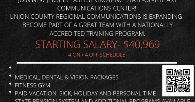 HIRING FULL TIME 9-1-1 DISPATCHERS image