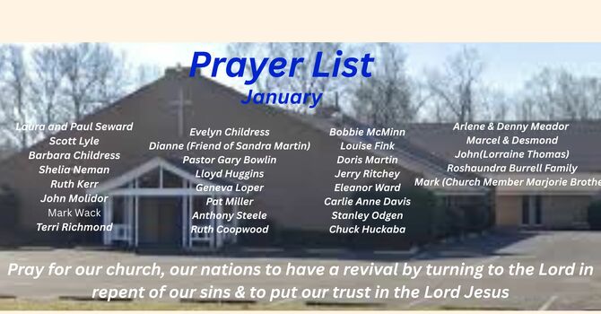 Prayer List image