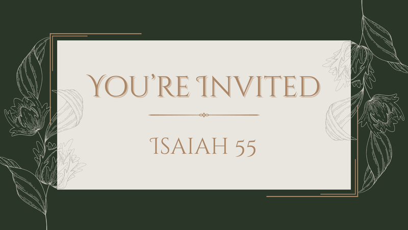 You're Invited!