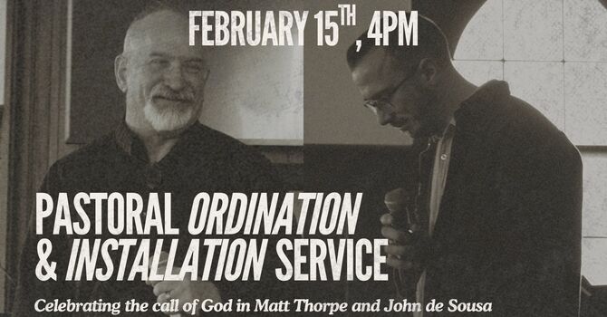 Pastoral Ordination and Installation Service