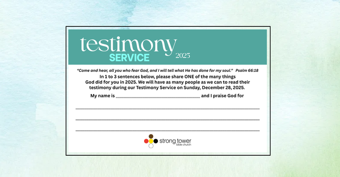 Testimony Service