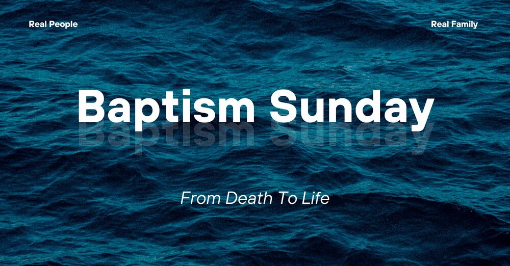 Baptism Sunday