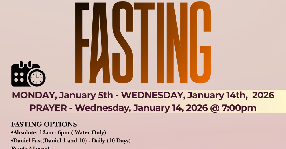 10 Days of Fasting