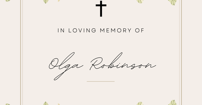 Funeral for Olga Robinson