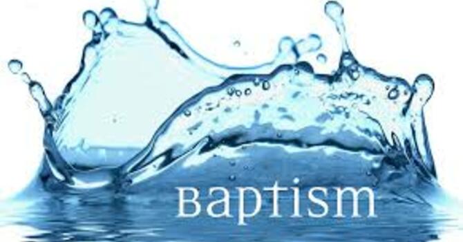Baptism Sunday