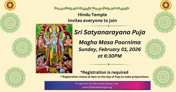 Magha Masa Poornima Satyanarayana Puja
