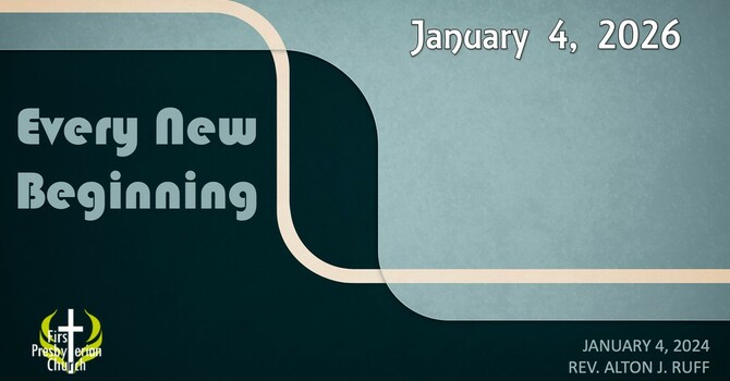 Sunday January 4 Worship Service