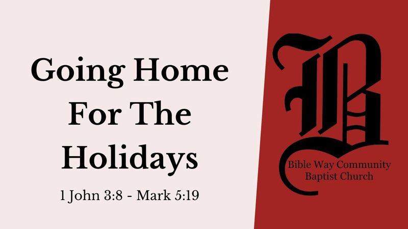 Going Home for the Holidays