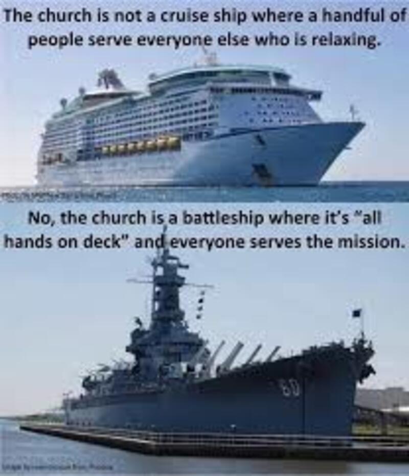 "Cruise Ship or Battle Ship"