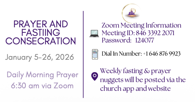 2026 Consecration image