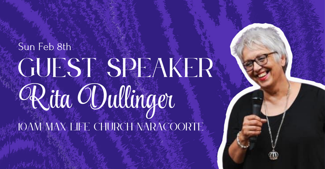 Guest Speaker Rita Dullinger