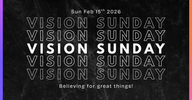 Vision Sunday With Ps Tracy Pearce