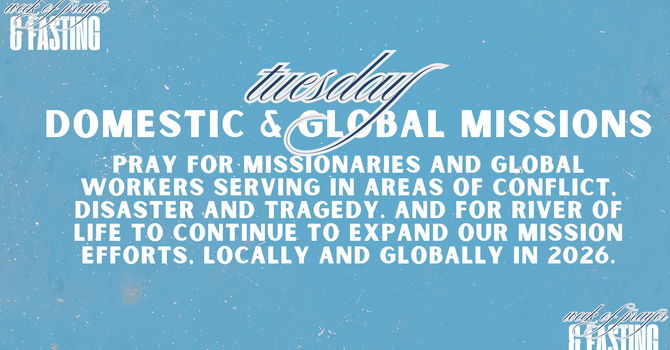 Tuesday Prayer Night (Week of Prayer & Fasting)