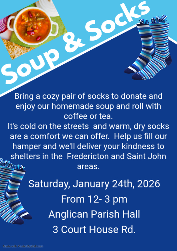 Soup & Socks in Gagetown!