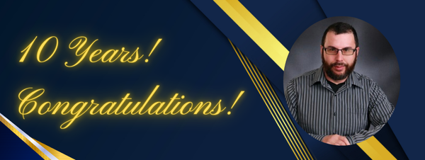 Congratulations for 10 Years!