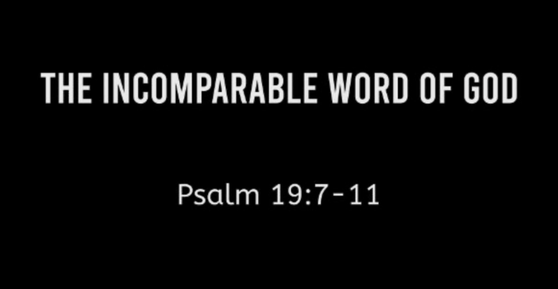 The Incomparable Word of God