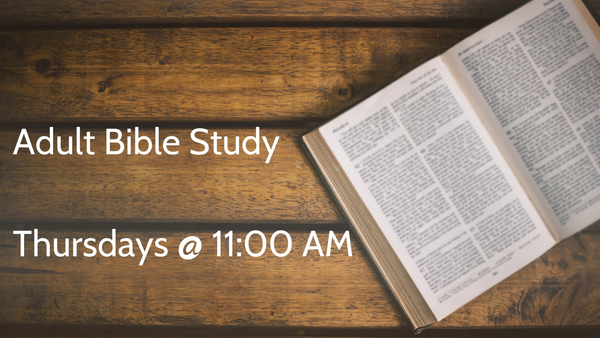 Thursday Morning Bible Study