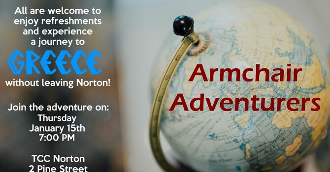 Armchair Adventurers - Greece - Jan. 15
