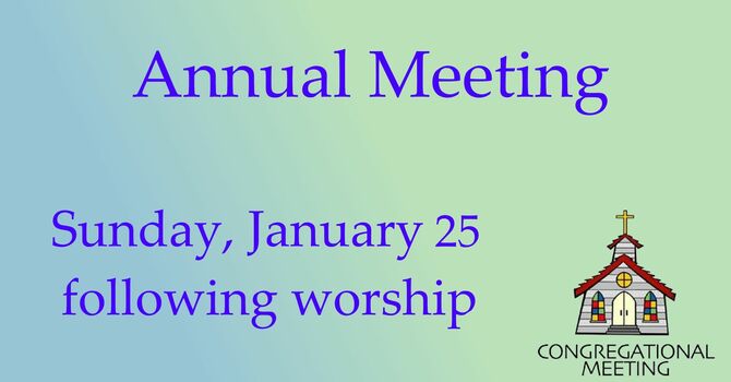 TCC Annual Meeting - Jan. 25