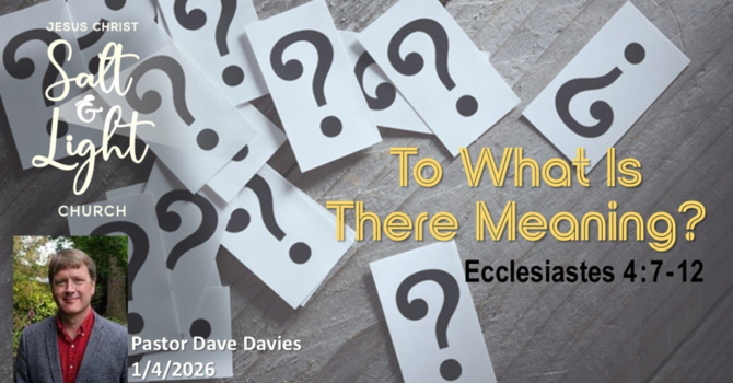 To What Is There Meaning