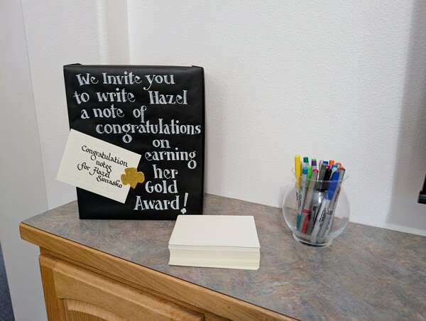 Congratulations, Hazel!