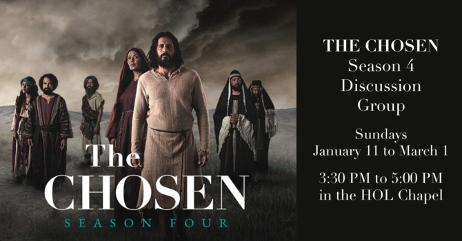 The Chosen Season 4 Discussion Group