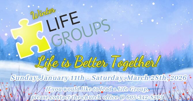 Winter Life Groups Begin